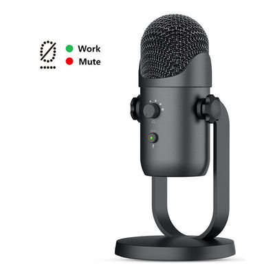 팝캐스트 리코딩을 위한 ROHS USB 콘덴서 마이크로폰 24 비트 48Khz 스튜디오 PC 마이크