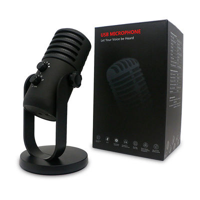 48Khz 14 밀리미터 진동판과 USB 콘덴서 마이크로폰 24Bit