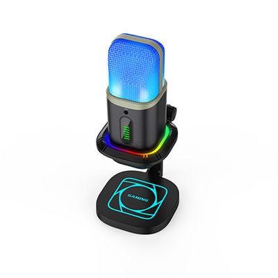 CE 게임 USB 마이크, 빠른 침묵하는 RGB 지표와 PC 콘덴서 마이크