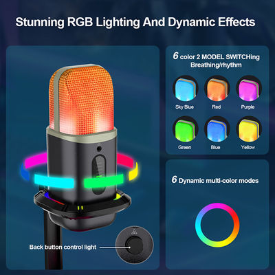 쇼클프로어브 스탠드와 96KHZ 192KHZ USB 콘덴서 마이크로폰