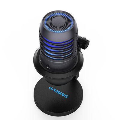 RGB 조명과 92 khz 24 비트 스튜디오 심장형 콘덴서 마이크로폰